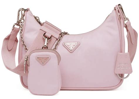 light pink bag prada|prada pink nylon bag.